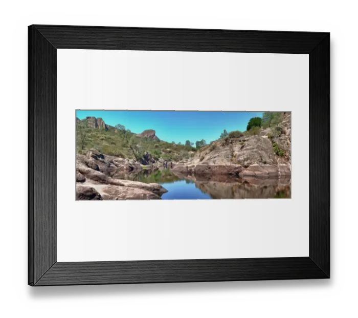 Framed Print : River at day