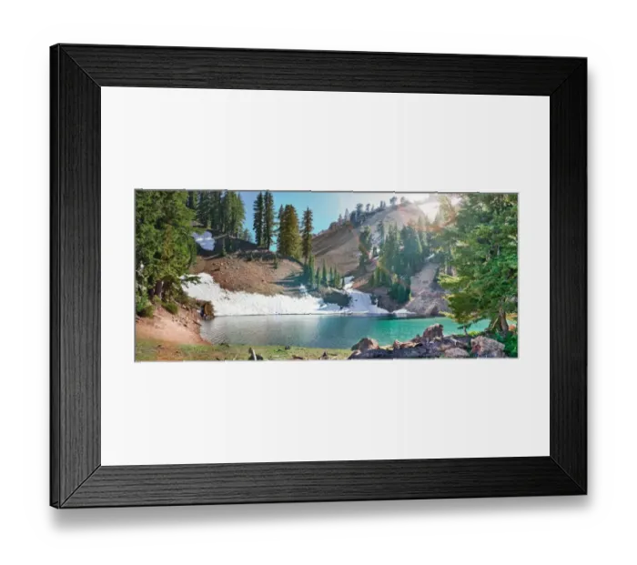 Framed Print : View of lake at sunshine Framed Print : View of lake at sunshine