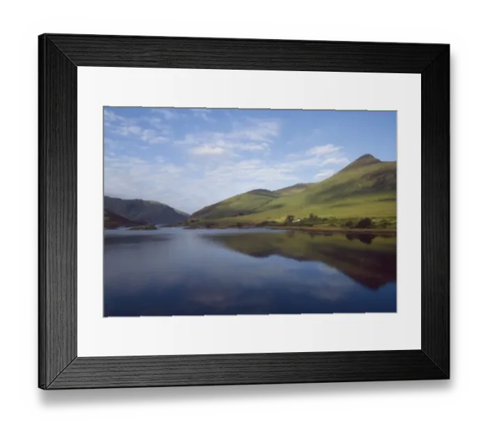 Framed Print : Co Galway, Mweelrea Mountain And Killery Harbour Framed Print : Co Galway, Mweelrea Mountain And Killery Harbour