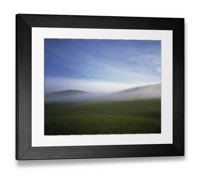 Framed Print : Mist, Slieve Na Calliagh, Near Oldcastle Co Meath Framed Print : Mist, Slieve Na Calliagh, Near Oldcastle Co Meath