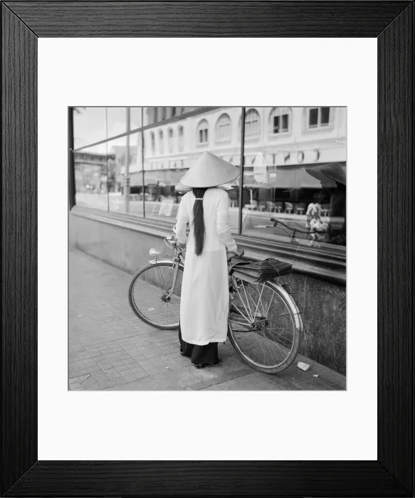 Framed Print : Cycle Reflection Framed Print : Cycle Reflection