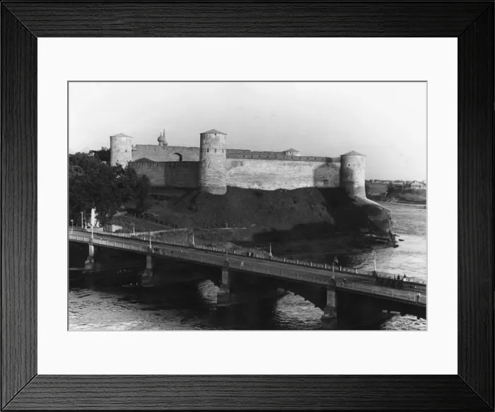 Framed Print : Ivangorod Castle