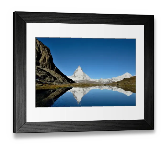 Framed Print : Matterhorn Reflection Framed Print : Matterhorn Reflection