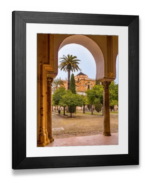 Framed Print : Spain, Cordoba, Mosque-Cathedral of Cordoba, Patio Framed Print : Spain, Cordoba, Mosque-Cathedral of Cordoba, Patio