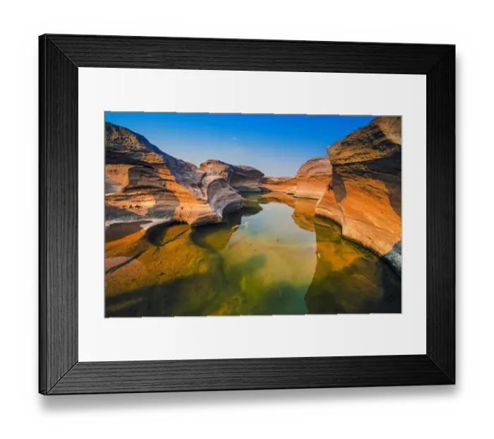 Framed Print : Sam Phan Bok (3000 holes), The grand canyon of Thailand Framed Print : Sam Phan Bok (3000 holes), The grand canyon of Thailand