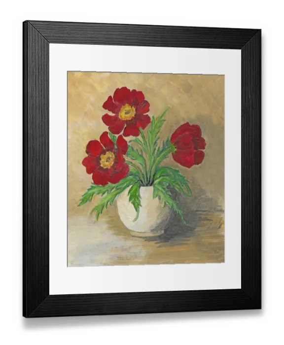 Framed Print : Peony flowers in white ceramic vase Framed Print : Peony flowers in white ceramic vase