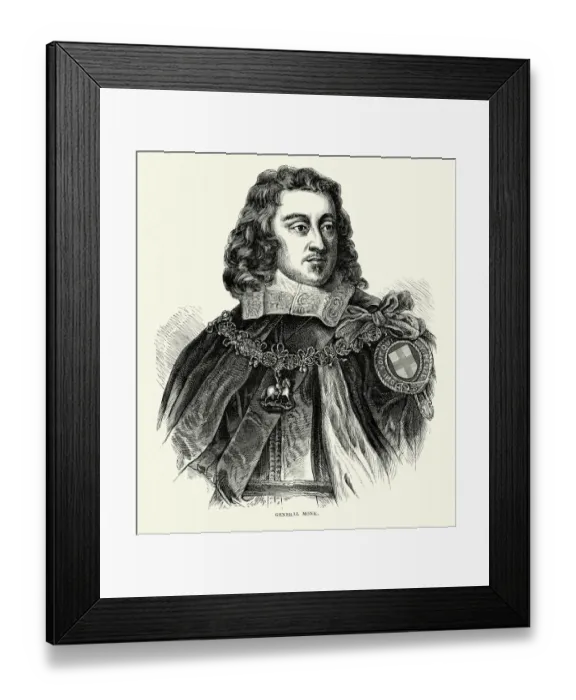 Framed Print : George Monck, 1st Duke of Albemarle Framed Print : George Monck, 1st Duke of Albemarle