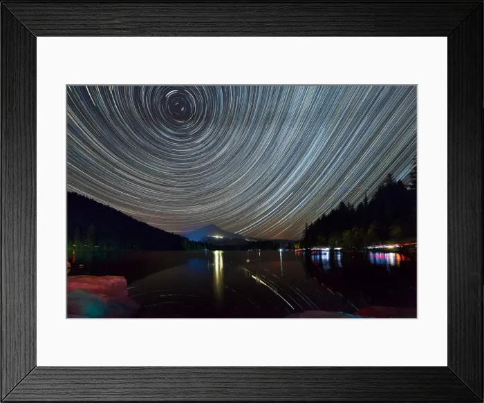 Framed Print : Perseid Meteor Shower Star Trails Framed Print : Perseid Meteor Shower Star Trails