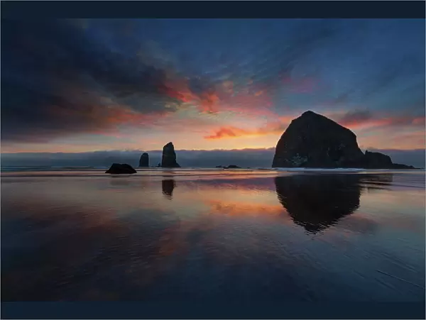 Cannon Beach at Sunset