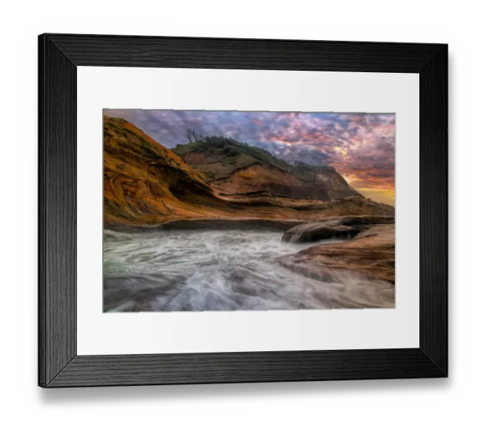 Framed Print : Cape Kiwanda Sunset Framed Print : Cape Kiwanda Sunset