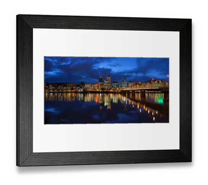 Framed Print : Blue Hour Reflection Framed Print : Blue Hour Reflection