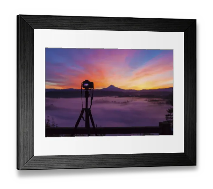 Framed Print : Jonsrud at Sunrise with camera Framed Print : Jonsrud at Sunrise with camera