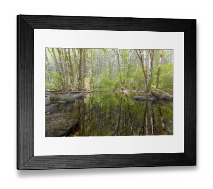 Framed Print : Falls Creek Reflection Framed Print : Falls Creek Reflection