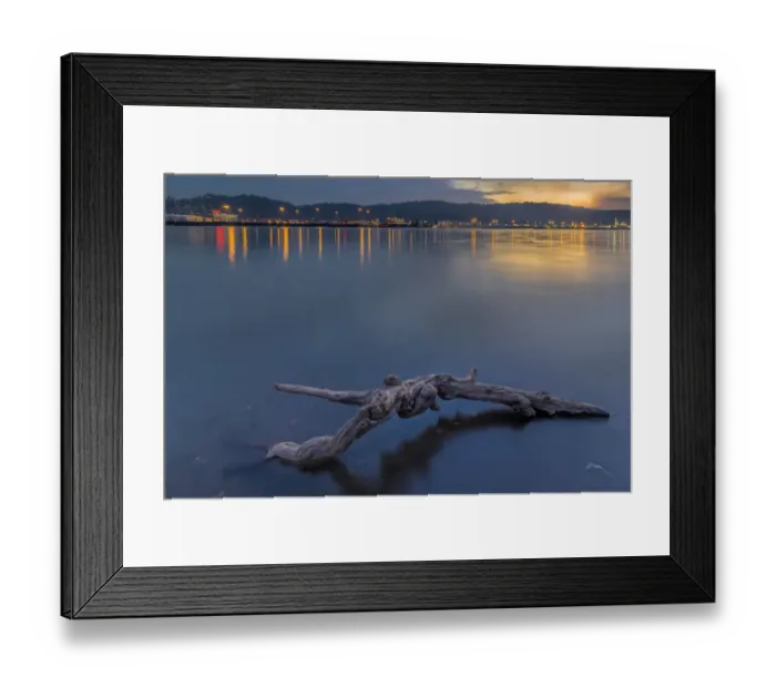 Framed Print : Sunset at Swan Island Framed Print : Sunset at Swan Island