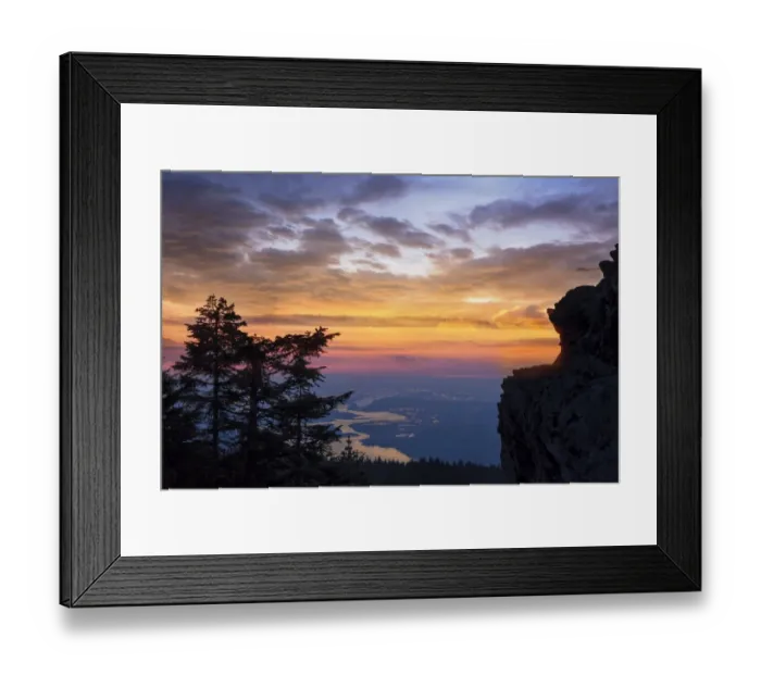 Framed Print : Larch Mountain Sunset Framed Print : Larch Mountain Sunset