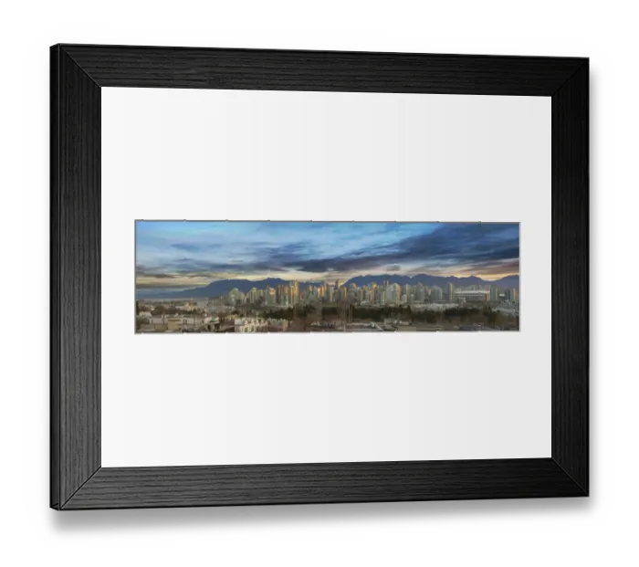Framed Print : Vancouver city sunrise Framed Print : Vancouver city sunrise