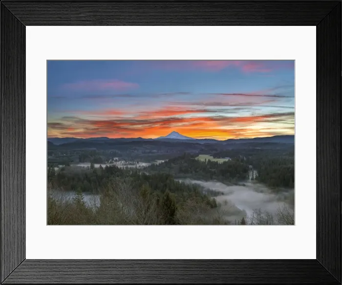 Framed Print : Jonsrud viewpoint sunrise Framed Print : Jonsrud viewpoint sunrise