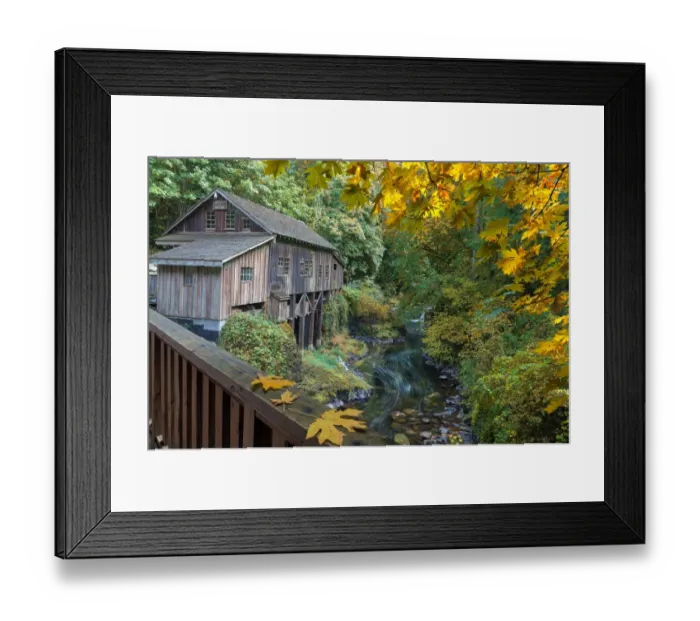 Framed Print : Autumn at Cedar Creek Grist Mill Framed Print : Autumn at Cedar Creek Grist Mill