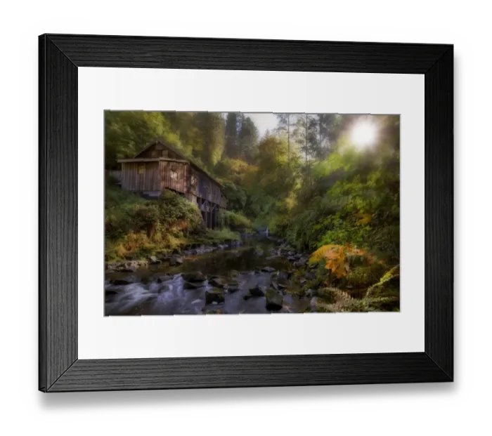 Framed Print : Morning Light by Cedar Creek Grist Mill Framed Print : Morning Light by Cedar Creek Grist Mill