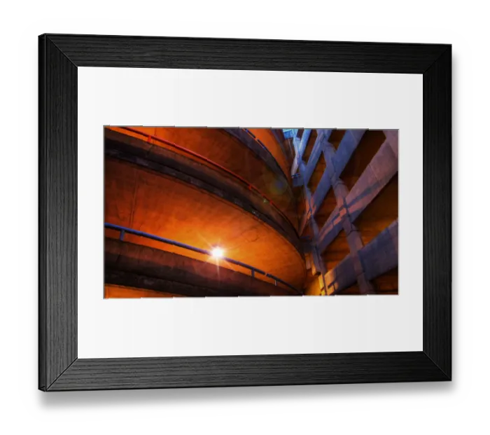 Framed Print : Parking Garage Framed Print : Parking Garage