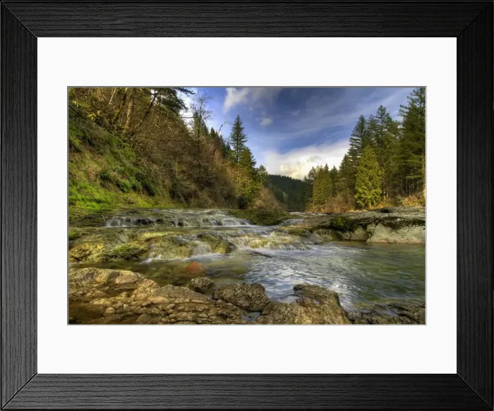 Framed Print : Washougal River, Washington Framed Print : Washougal River, Washington