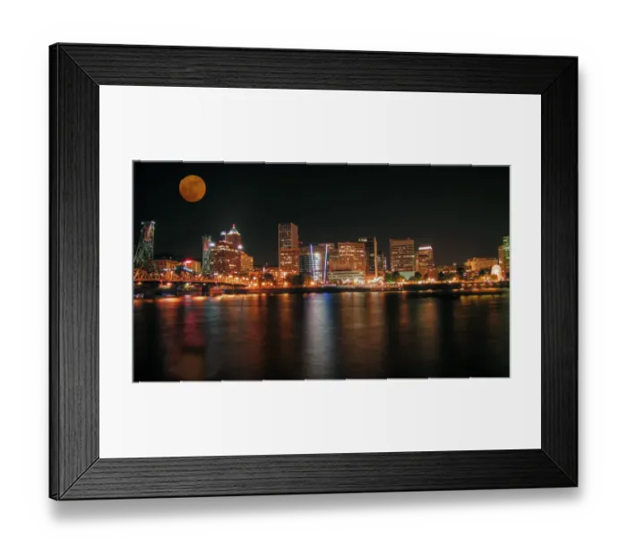 Framed Print : Carnival by the Waterfront Under the Moonlit Sky Framed Print : Carnival by the Waterfront Under the Moonlit Sky