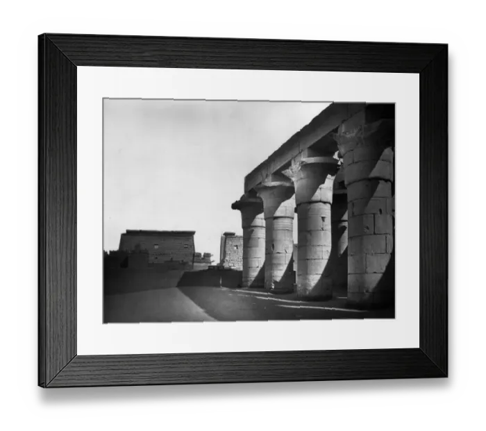 Framed Print : Ramses Colonnade Framed Print : Ramses Colonnade