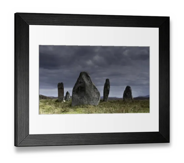 Framed Print : Stone circle, isle of Lewis Framed Print : Stone circle, isle of Lewis