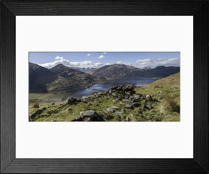 Framed Print : Head of Loch Duich Kintail Framed Print : Head of Loch Duich Kintail