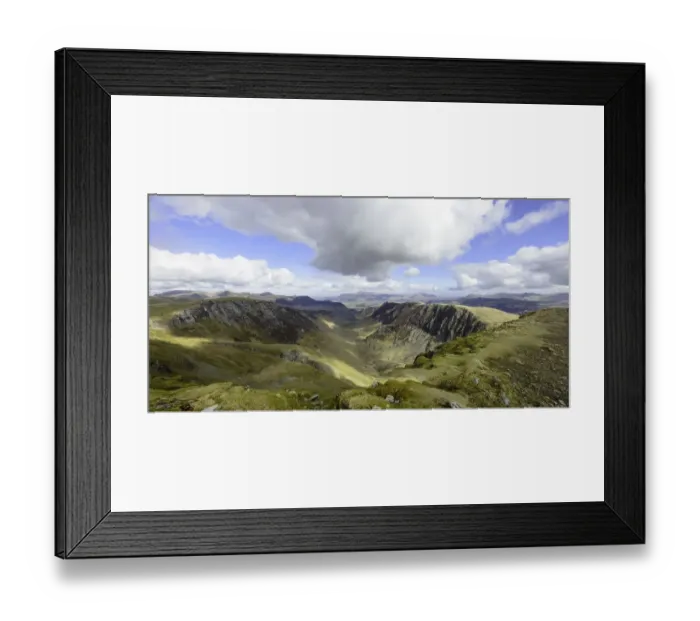 Framed Print : Newlands valley from Dale Head
