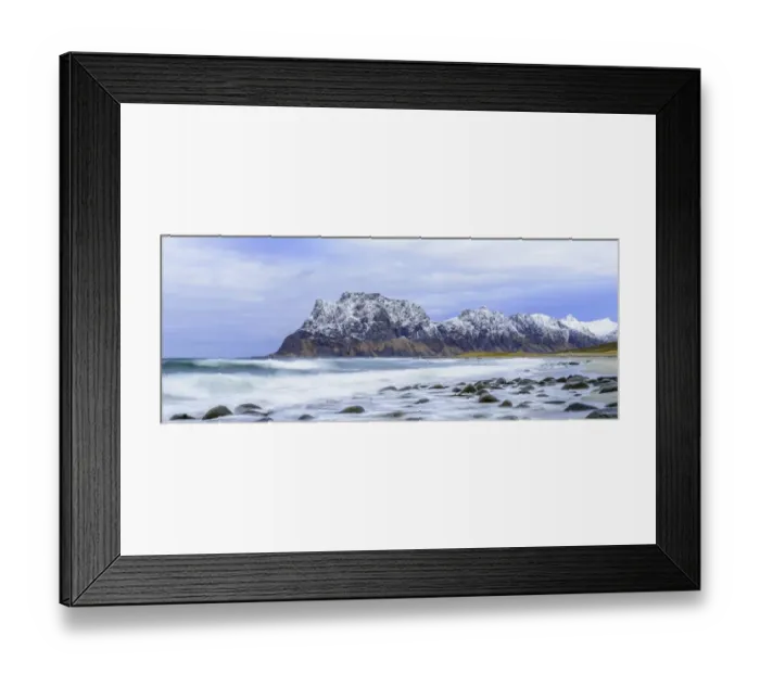 Framed Print : Utakliev Beach - Lofoten Framed Print : Utakliev Beach - Lofoten