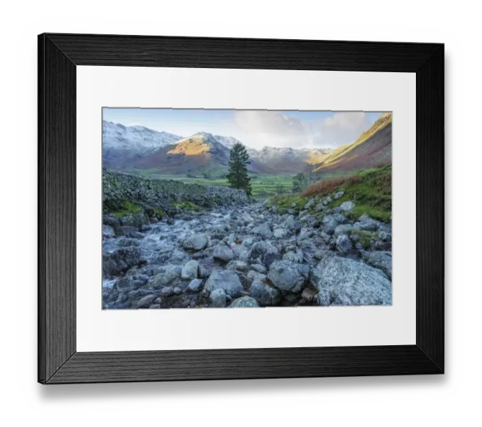 Framed Print : Langdale Valey, English Lake District