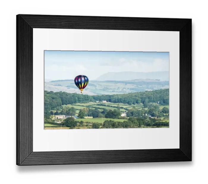 Framed Print : Hot air ballooning in the United Kingdom