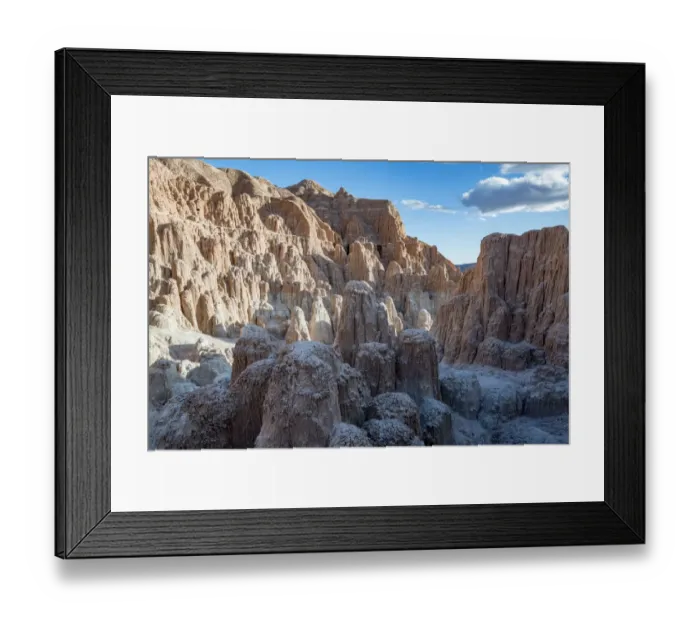 Framed Print : Cathedral Gorge State Park - Nevada Framed Print : Cathedral Gorge State Park - Nevada