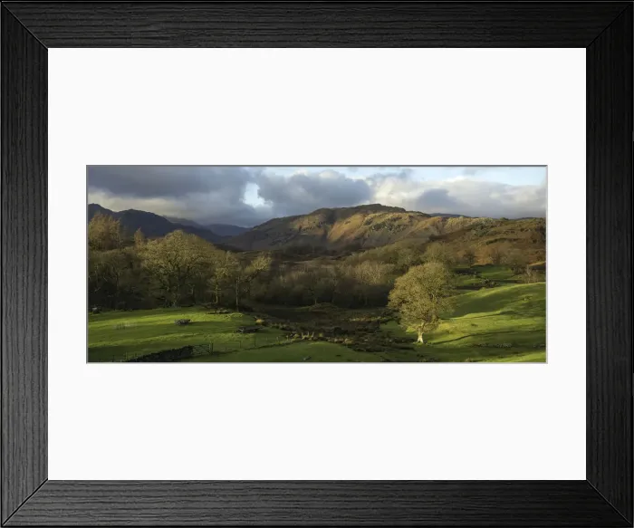 Framed Print : Great How from High Oxen Fell Framed Print : Great How from High Oxen Fell