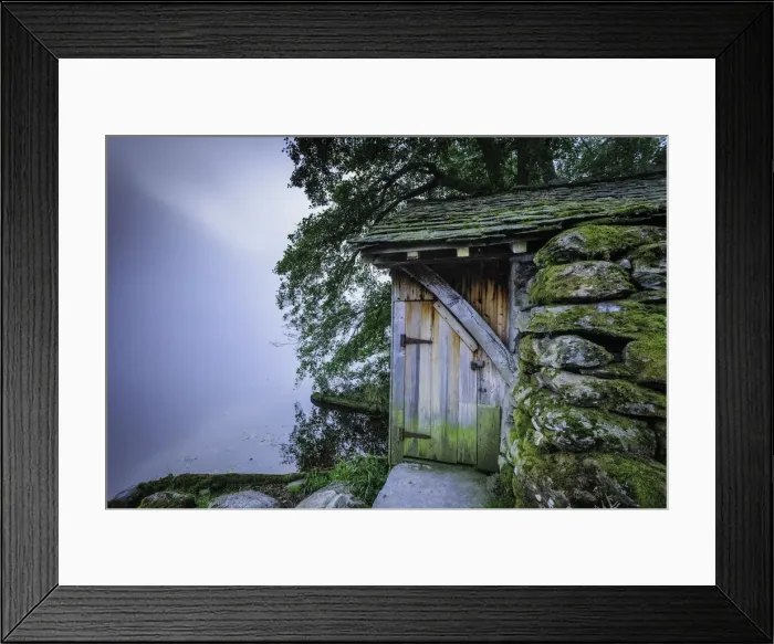 Framed Print : Boathouse - Grasmere Framed Print : Boathouse - Grasmere
