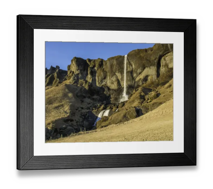 Framed Print : Foss A Sidu - South West Iceland