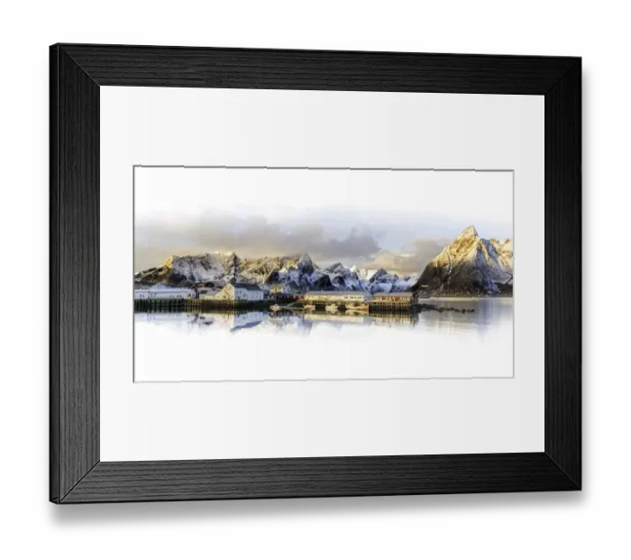 Framed Print : Hamnoy in Winter