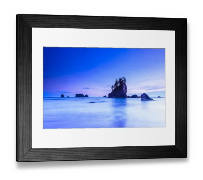Framed Print : Olympic National Park coastline