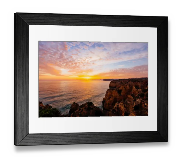 Framed Print : Sunset at Ponta da Piedade, Algarve, Portugal Framed Print : Sunset at Ponta da Piedade, Algarve, Portugal