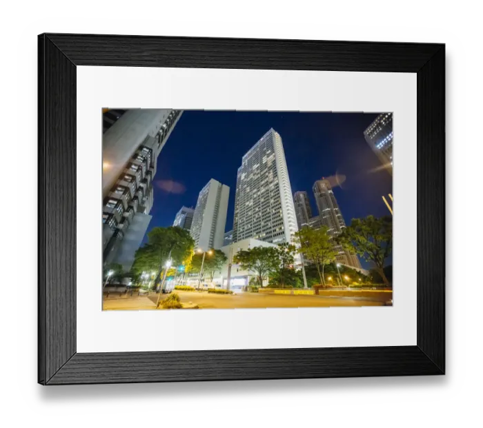 Framed Print : Shinjuku Ward at night, Tokyo, Japan Framed Print : Shinjuku Ward at night, Tokyo, Japan
