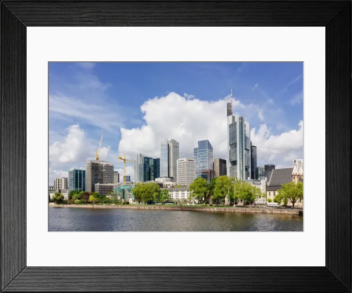 Framed Print : Skyline of Frankfurt am Main, Germany Framed Print : Skyline of Frankfurt am Main, Germany