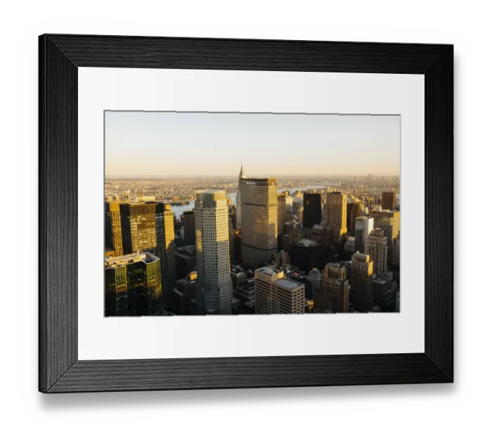 Framed Print : Aerial view of New York City, USA Framed Print : Aerial view of New York City, USA