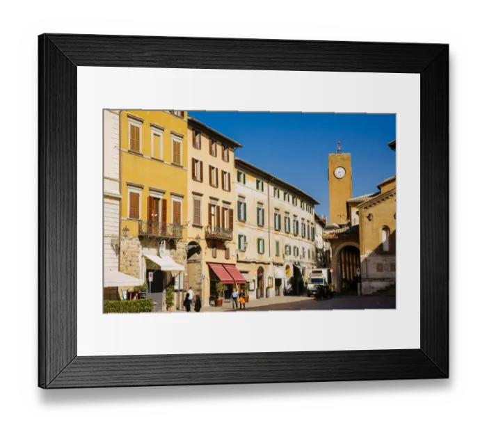 Framed Print : Piazza della Repubblica, Orvieto, Umbria, Italy Framed Print : Piazza della Repubblica, Orvieto, Umbria, Italy