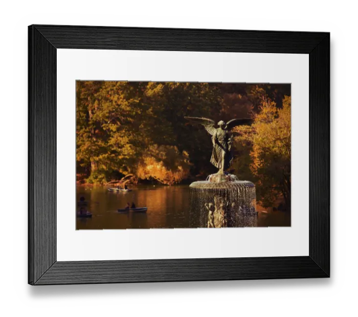 Framed Print : Bethesda fountain in Central Park, New York, USA Framed Print : Bethesda fountain in Central Park, New York, USA