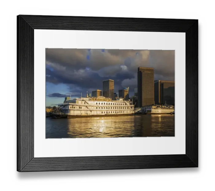 Framed Print : Ships along Embarcadero, San Francisco, California