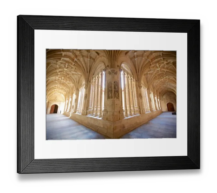 Framed Print : Arches and windows of San Esteban Church, Salamanca Framed Print : Arches and windows of San Esteban Church, Salamanca