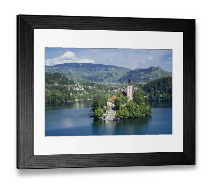 Framed Print : Bled, Slovenia. Church on Bled Island Framed Print : Bled, Slovenia. Church on Bled Island
