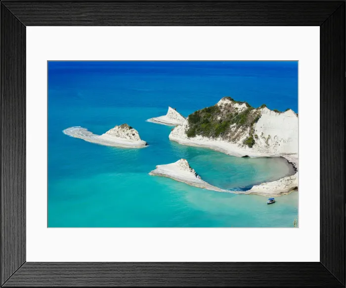 Framed Print : Drastis Cape on Corfu Island, Ionian Islands, Greece Framed Print : Drastis Cape on Corfu Island, Ionian Islands, Greece