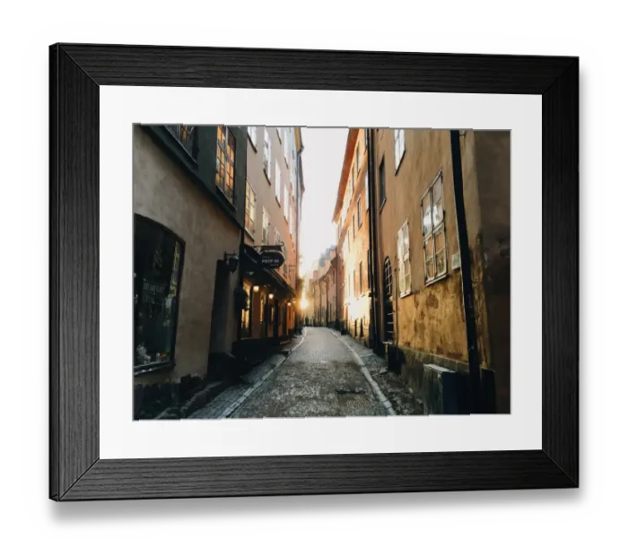 Framed Print : Old town (Gamla Stan) of Stockholm, Sweden